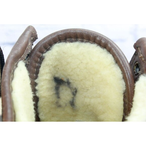 LL Bean 10" Classic Plaid Shearling Lined Winter Duck Boots Lace Up Size 7 M - Picture 9 of 11